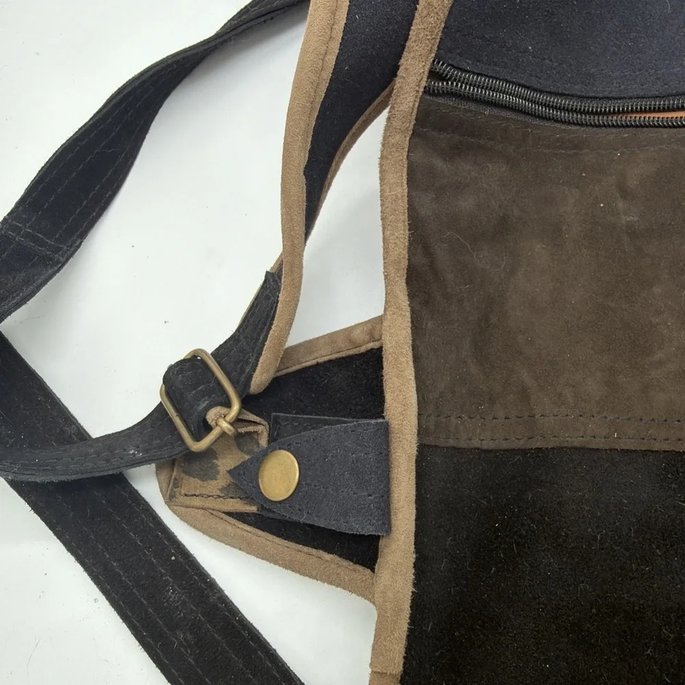 Leather Backpacks, Suede Leather Messenger Backpack